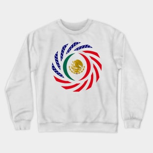 Mexican American Multinational Patriot Flag Crewneck Sweatshirt